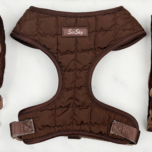 Set de Paseo Cocoa (Arnés + Correa + Portabolsas)