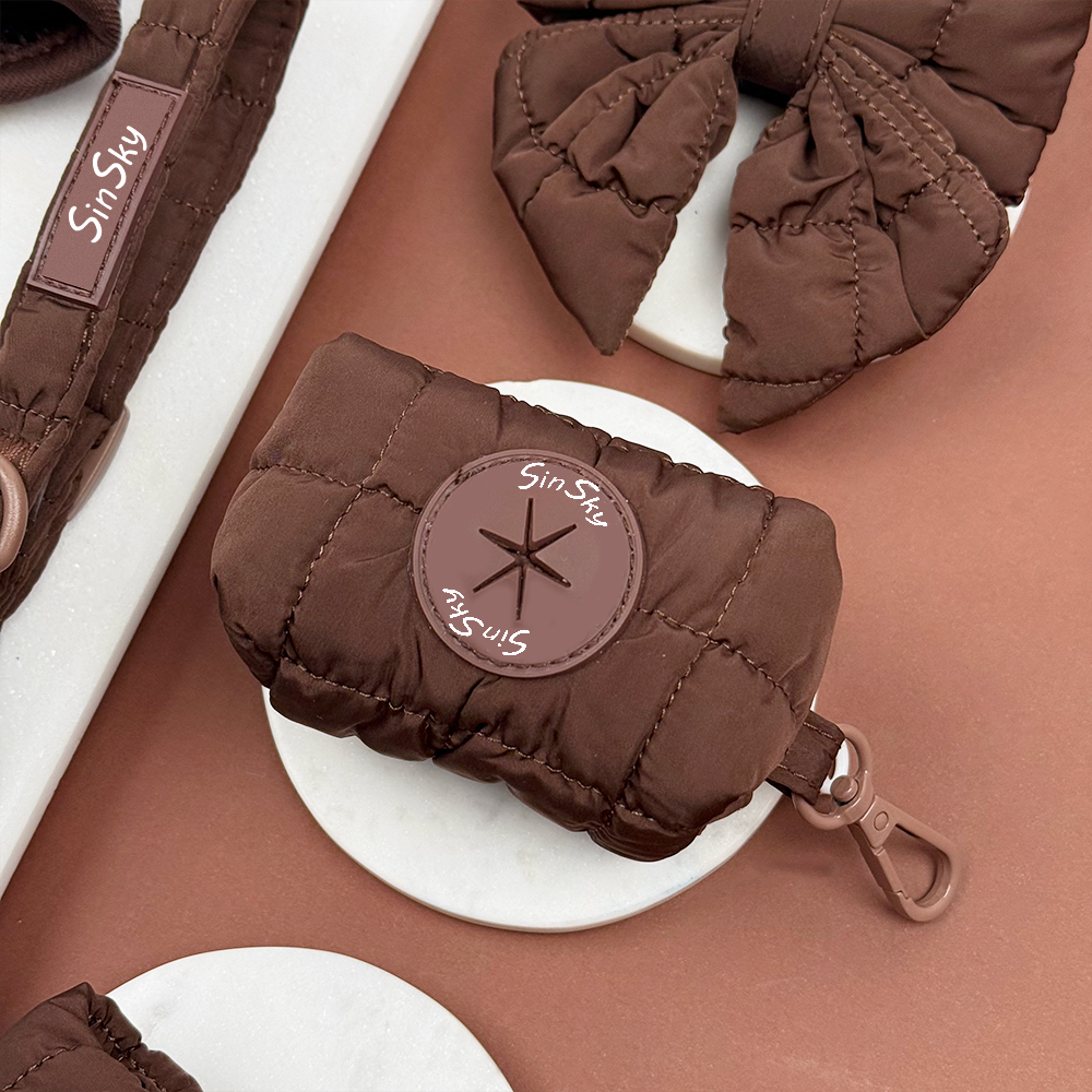 Set de Paseo Cocoa (Arnés + Correa + Portabolsas)