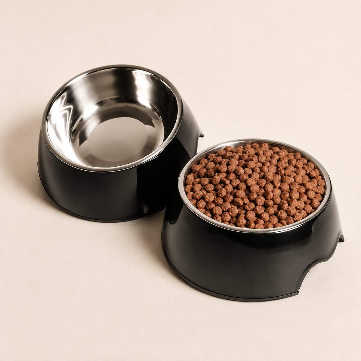 Set de comederos WINNOWO color negro