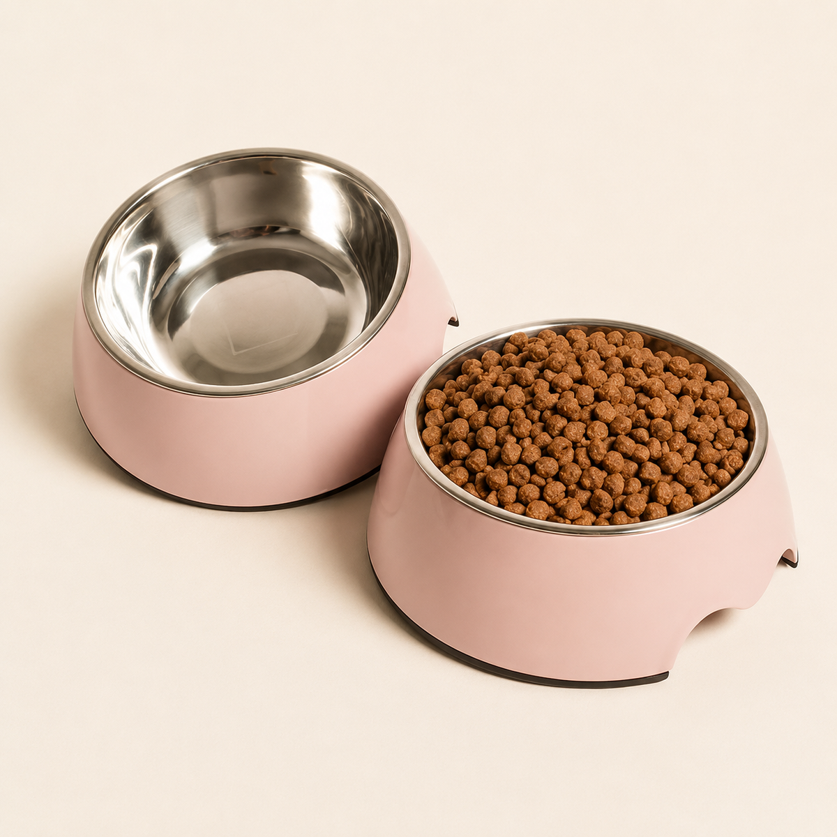 Set de comederos WINNOWO color rosa