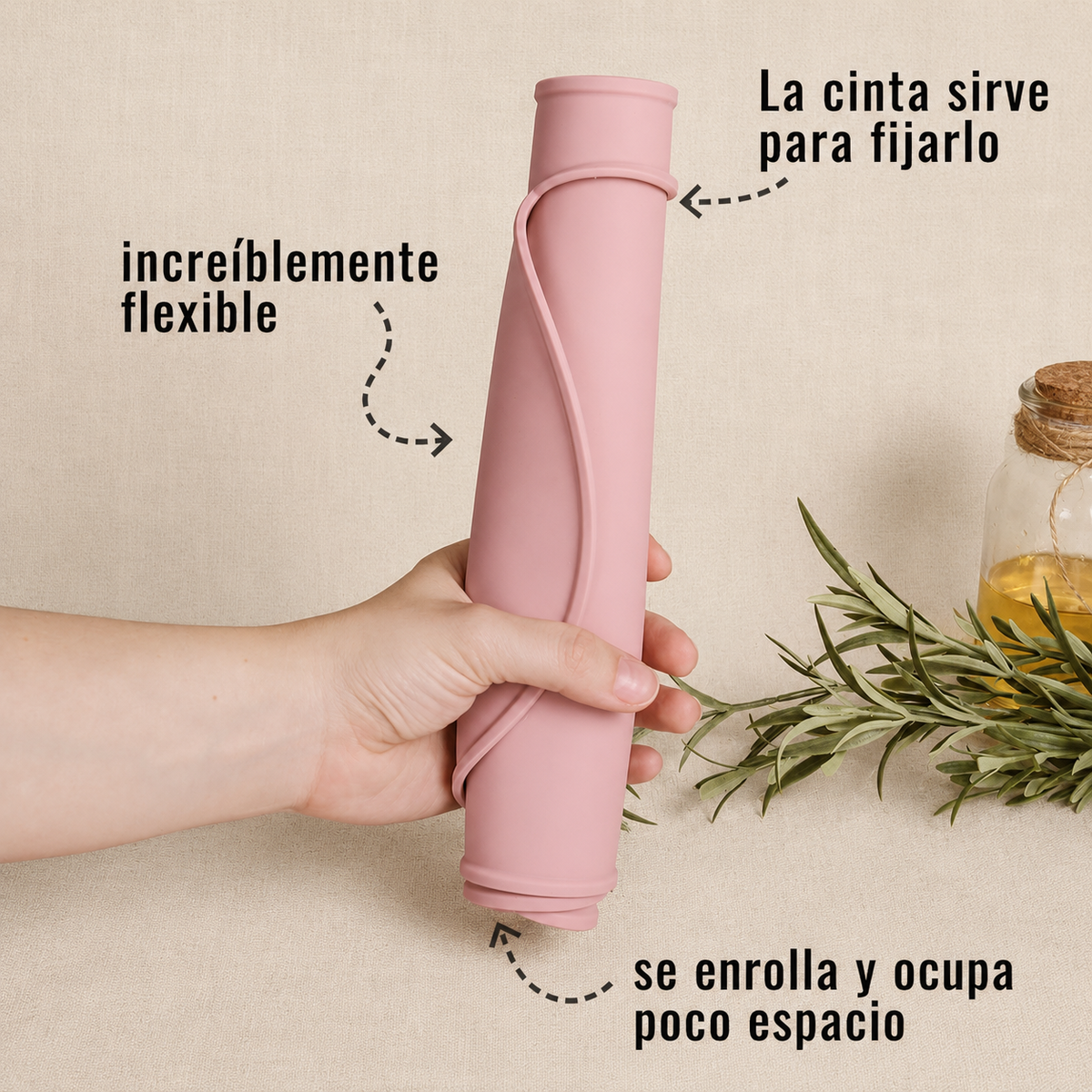 Tapete WINNOWO - vista de flexibilidad, se enrolla fácilmente