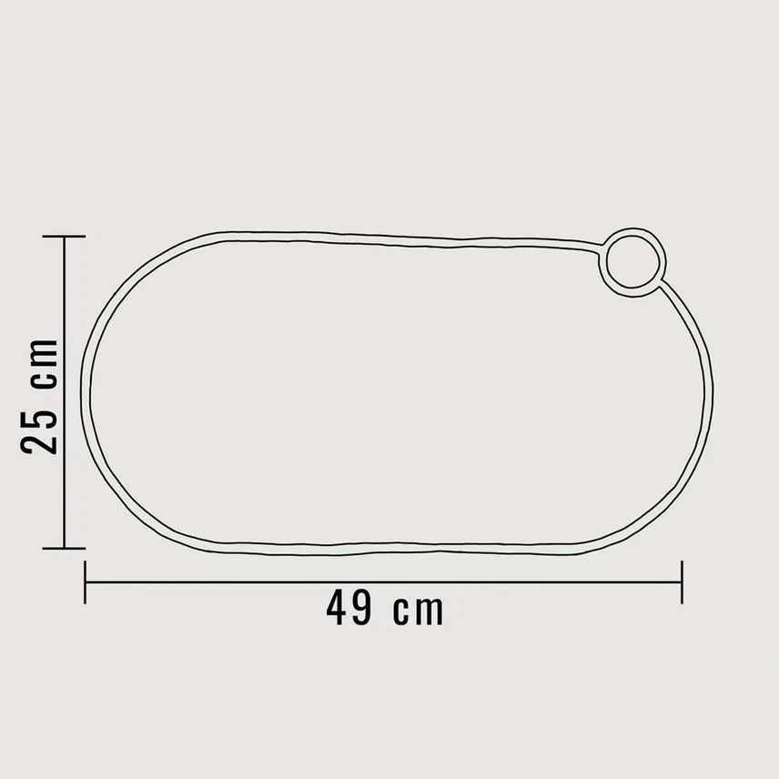 Tapete WINNOWO - medidas: 49 x 25 cm
